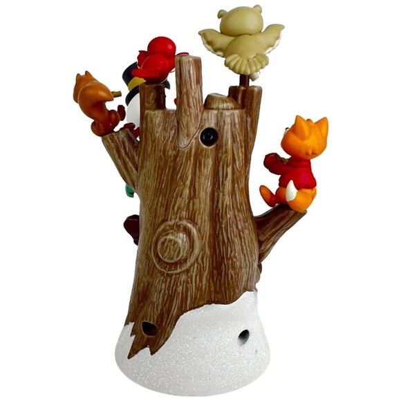 Hallmark Keepsake Ornament Hickory Tree Harmony 2011 Snowman Light Sound Motion - Picture 7 of 12